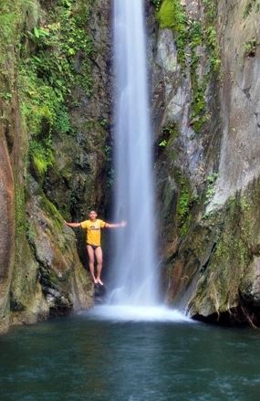 Cascada natural La Florida