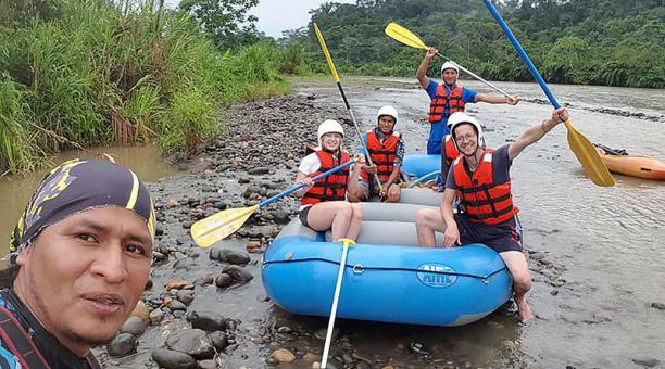 Rafting en el río Pastaza