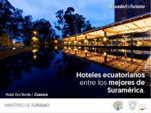 Hoteles ecuatorianos entre los mejores de Suramérica