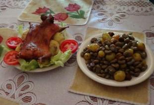 Imagen Cuy con papas