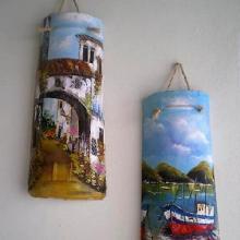 Imagen Tejas decoradas