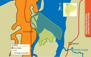 Imagen Mapa Estuario Río Esmeraldas