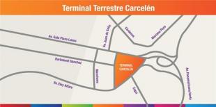 Imagen Mapa del Terminal de Carcelén