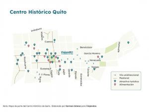 Imagen Mapa Centro Histórico Quito