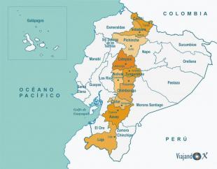 mapa Andes