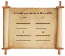 Imagen Himno de Sucumbíos