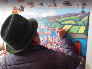 Imagen Primer pintor de Tigua