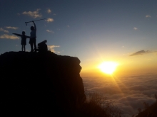 Cerro enigmático en forma piramidal ubicado a mas de 3245 m. desde donde se puede apreciar el paisaje alto andino del centro del Ecuador.