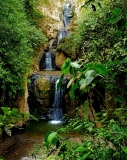 Las 7 cascadas atractivo turístico de la zona, foto tomada desde el dispositivo celular...