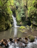 Cascada en medió del páramo 